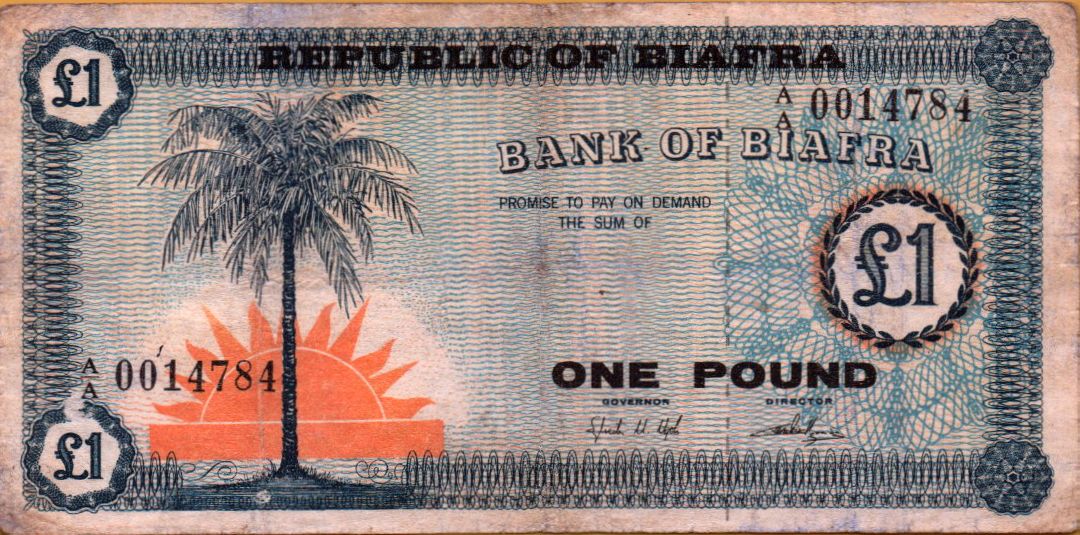 Biafra 1 1968 VF P-2